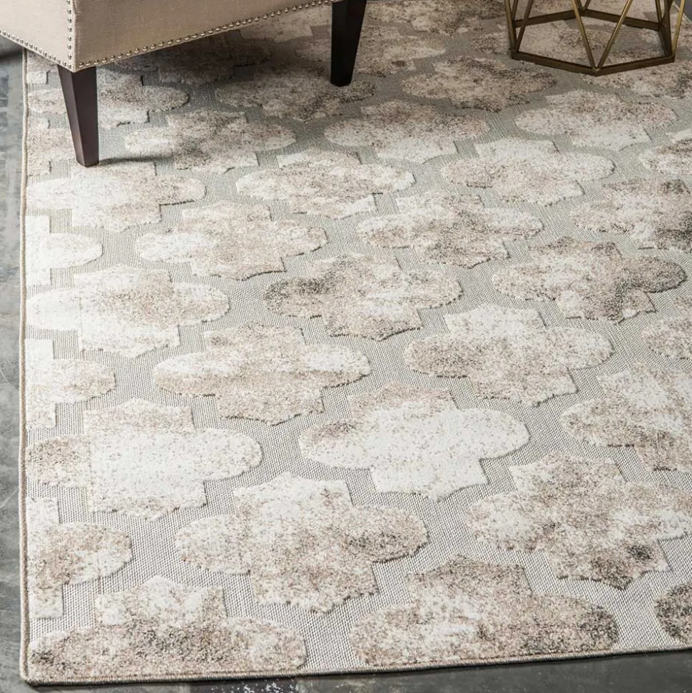 Garten Teppich mit Kachelmuster Vintage Used - Laredo