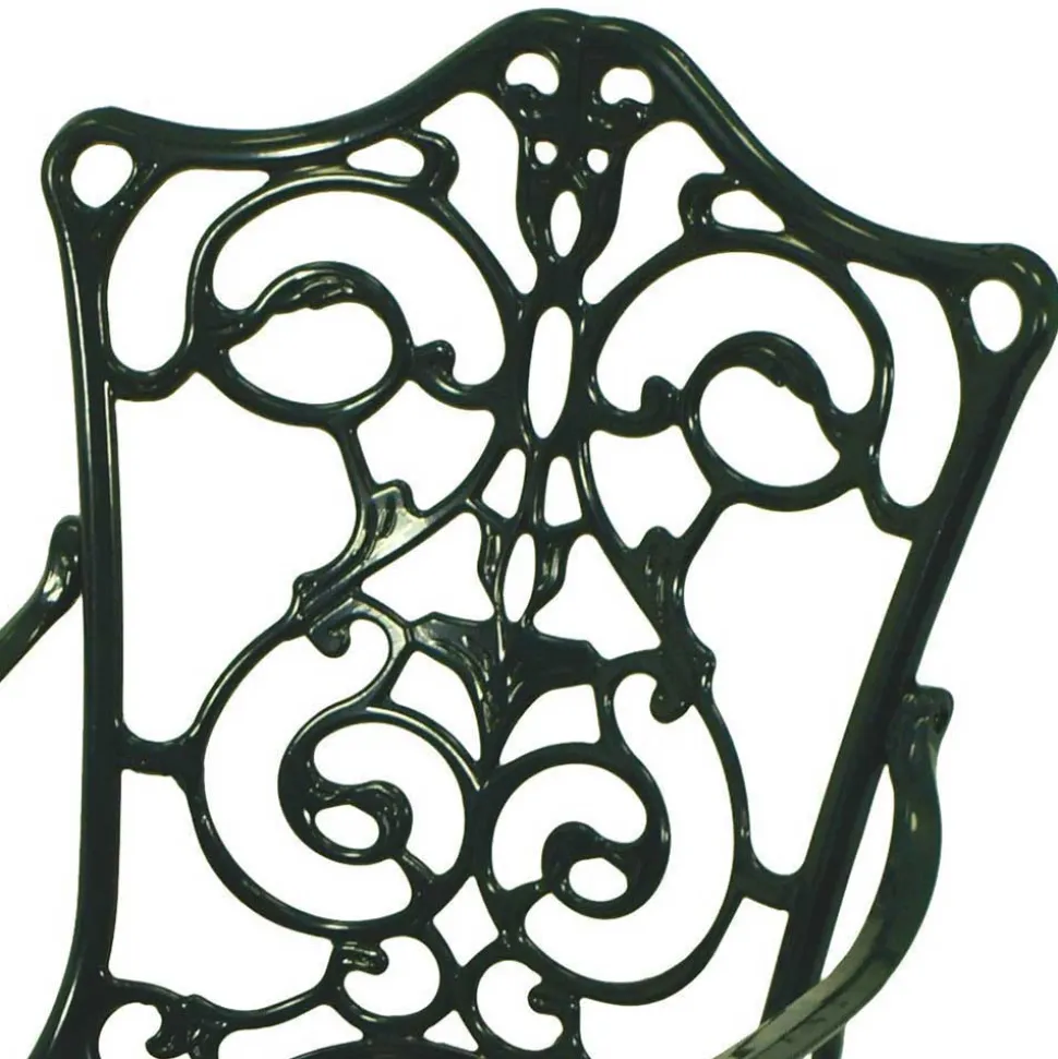 Garten Tischgruppe in Dunkelgrün - Corgova (fünfteilig)