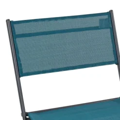 Garten Tischgruppe in Türkis und Schwarz - Ariet (fünfteilig)