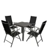 Garten Tischgruppe mit vier Plätzen - Curedo (fünfteilig)