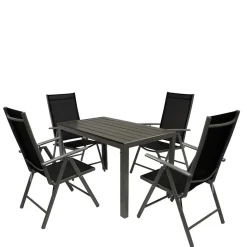 Garten Tischgruppe mit vier Plätzen - Curedo (fünfteilig)