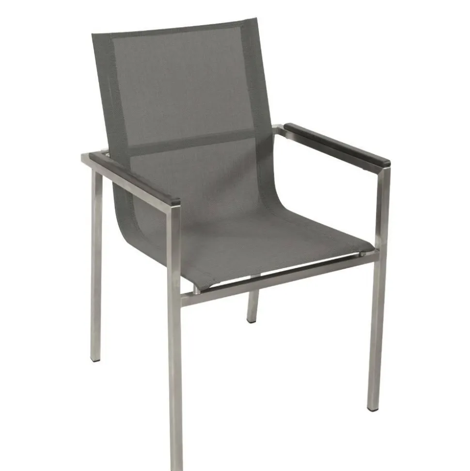 Garten-Armlehnstühle stapelbar - Girovi (4er Set)