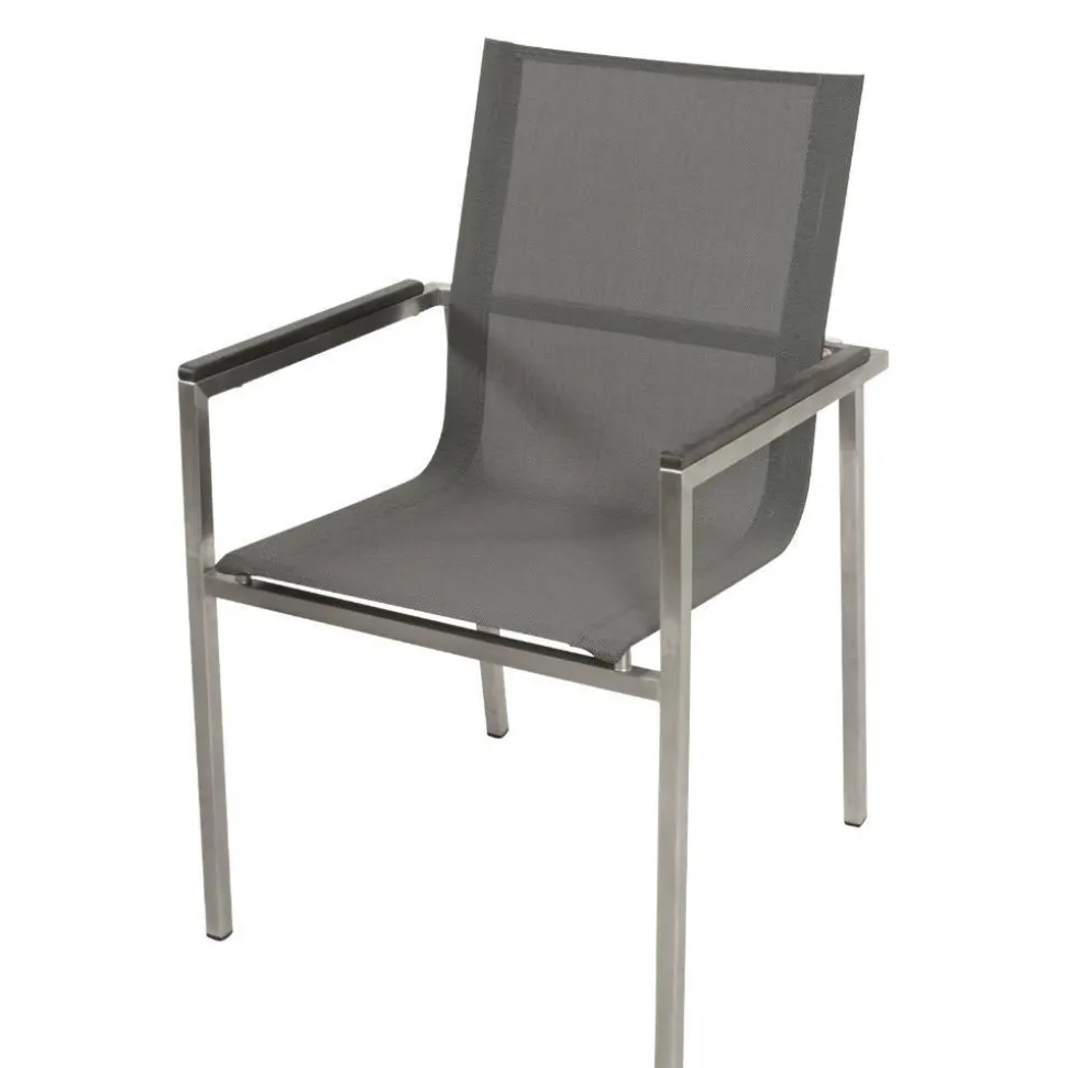 Garten-Armlehnstühle stapelbar - Girovi (4er Set)