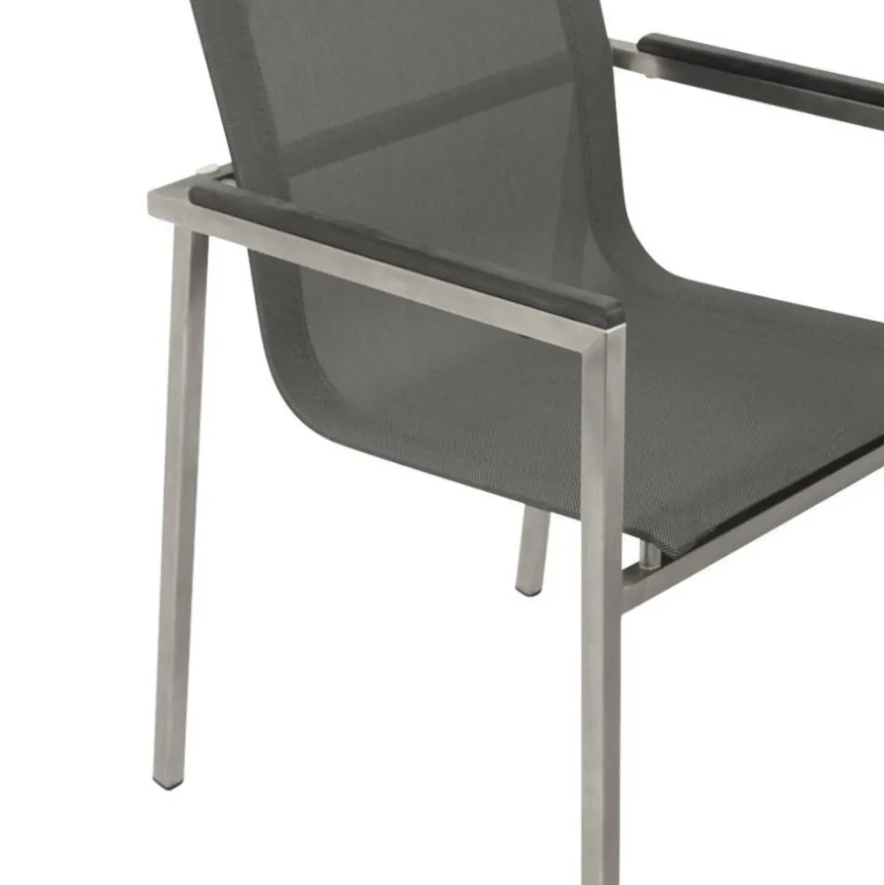 Garten-Armlehnstühle stapelbar - Girovi (4er Set)