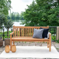 Gartenbank aus Teak Massivholz geölt - Stamfort