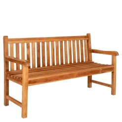 Gartenbank aus Teak Massivholz geölt - Stamfort