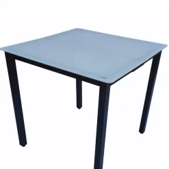 Garten-Glastisch mit matter Tischplatte - Antiq