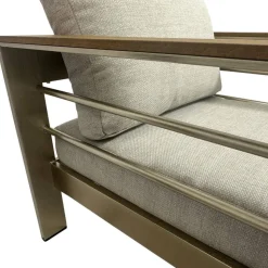 Gartenlounge Kombination aus Aluminium - Sirenna (vierteilig)