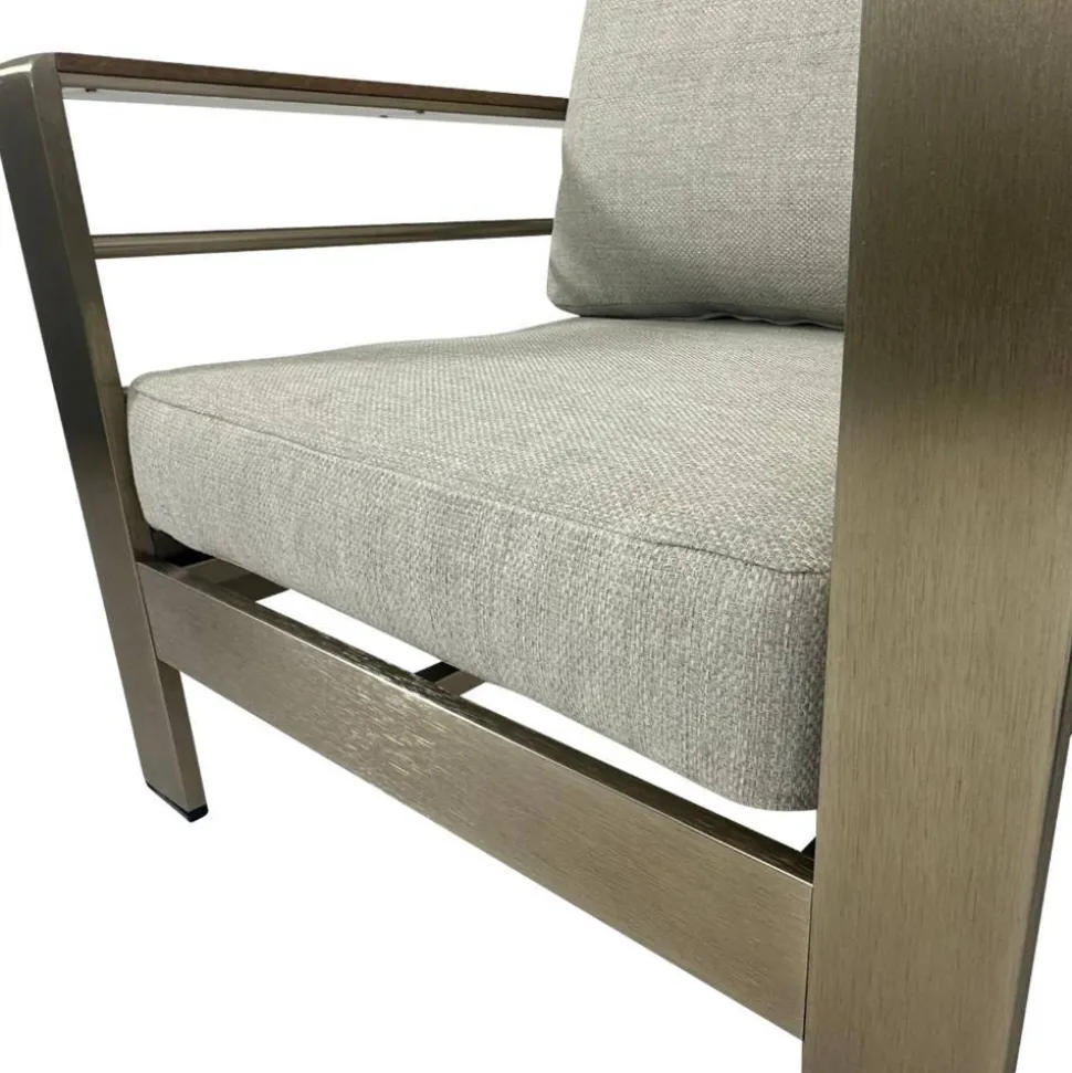 Gartenlounge Kombination aus Aluminium - Sirenna (vierteilig)