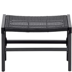 Gartensessel ohne Armlehnen in Schwarz - Saragoza