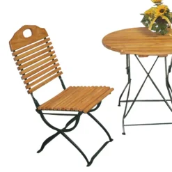 Gartensitzgruppe Coundyro aus Robinie Massivholz Stahl (dreiteilig)