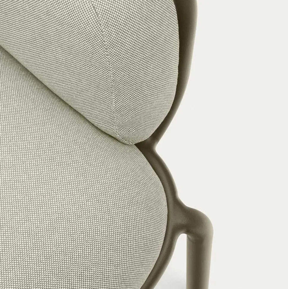 Gartensofa in Graugrün aus Metall - Ocna