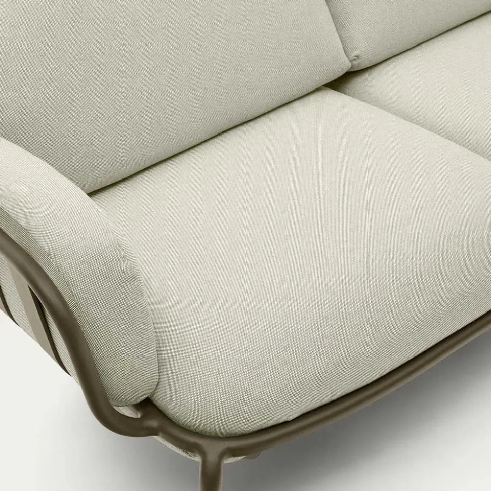 Gartensofa in Graugrün aus Metall - Ocna