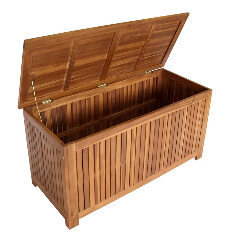 Gartenstühle Auflagenbox aus Akazie Massivholz - Nurana