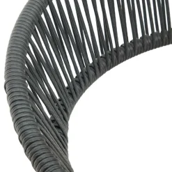 Gartenstuhl aus Geflecht und Stahl - Lavinaia (4er Set)