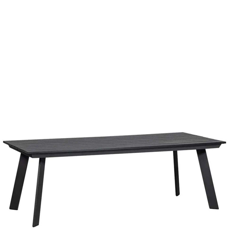 Gartentisch aus Kunststoff in Holzoptik - Lourette