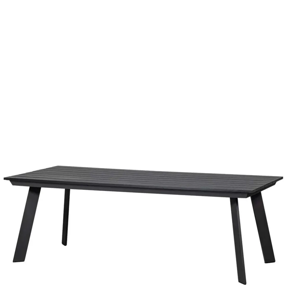 Gartentisch aus Kunststoff in Holzoptik - Lourette