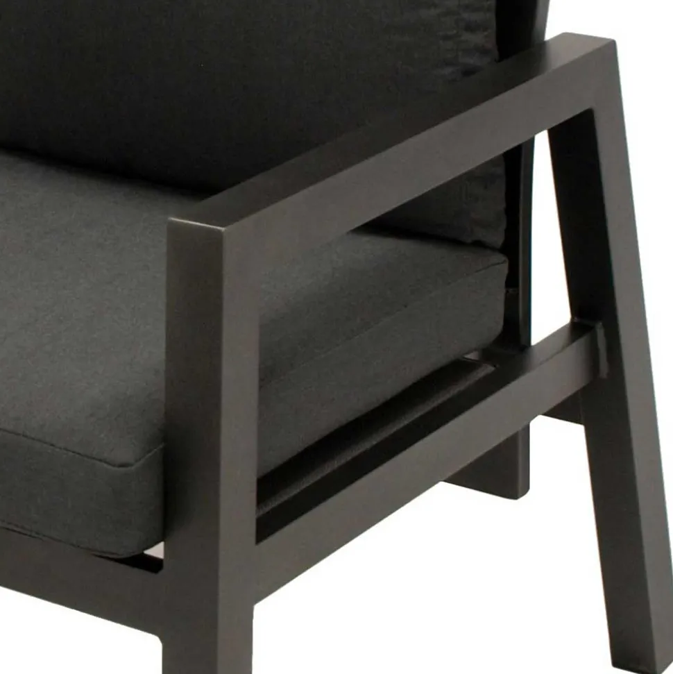 Gartentisch Gruppe in modernem Design - Laura (fünfteilig)