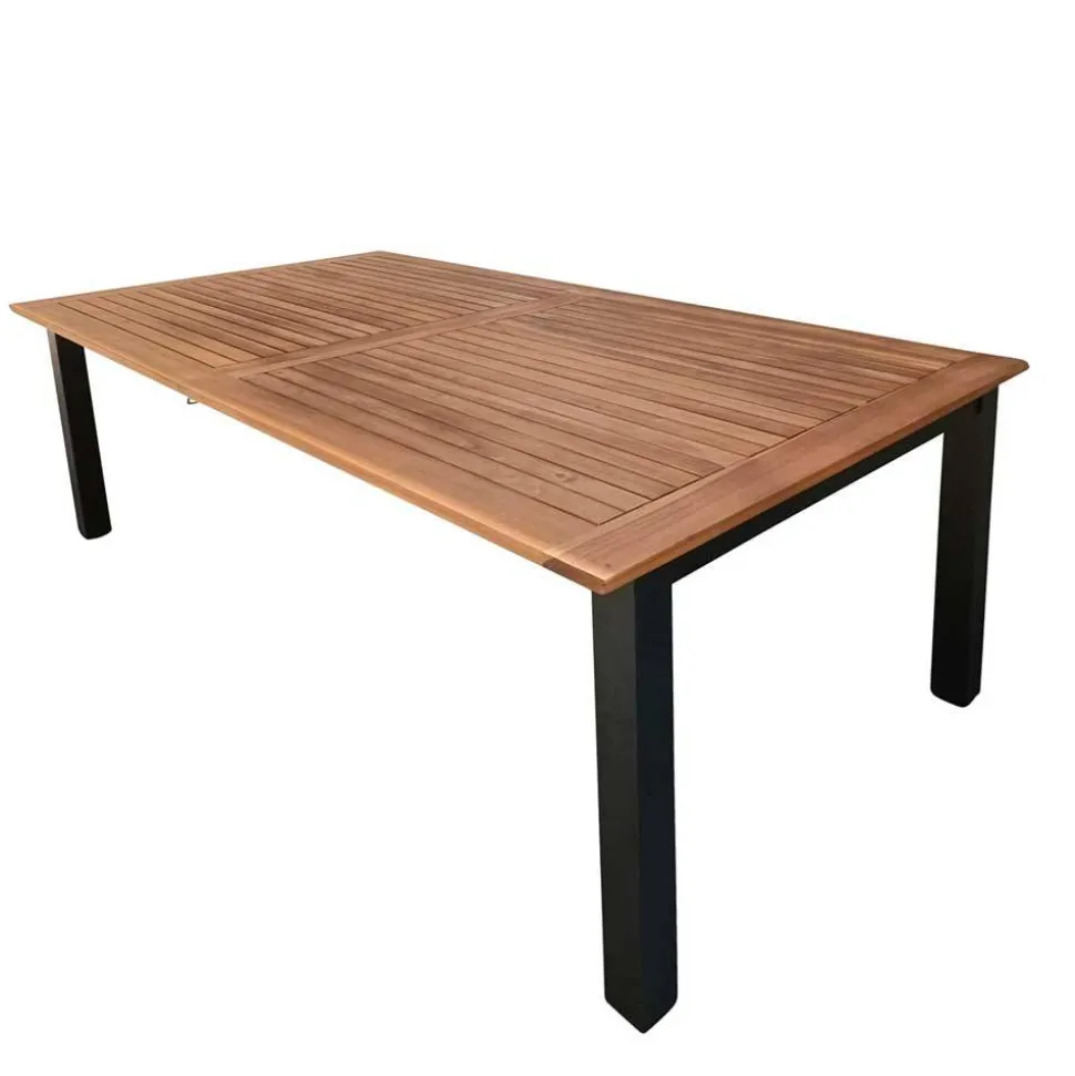 Gartentisch mit Butterflyauszug aus Akazie - Iwalian