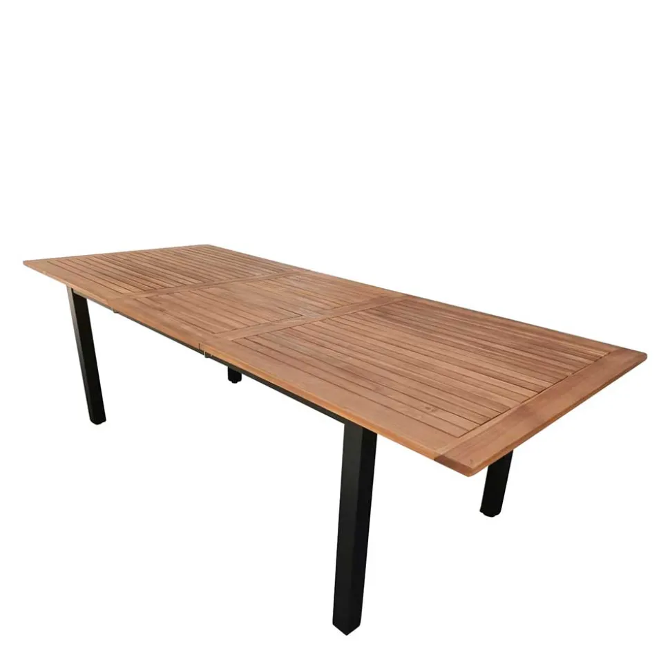 Gartentisch mit Butterflyauszug aus Akazie - Iwalian