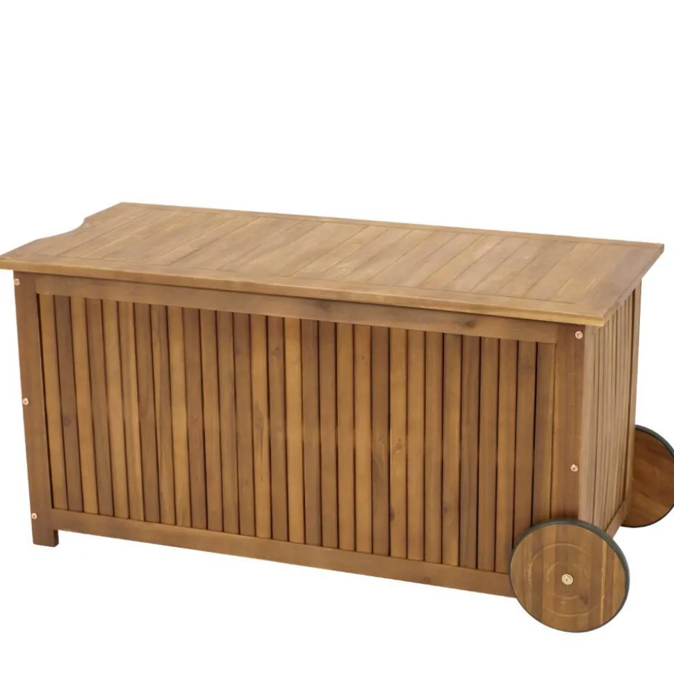 Gartentruhe aus Akazie Massivholz - Bibulath