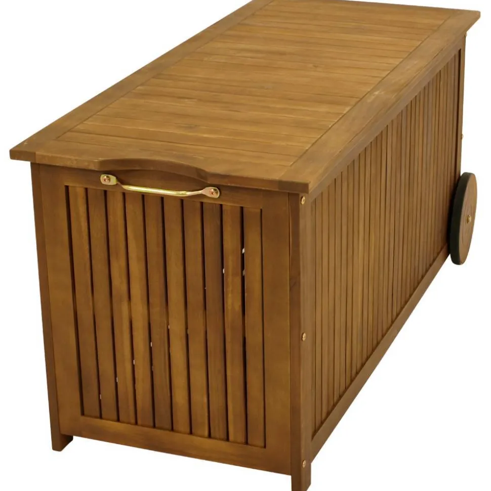 Gartentruhe aus Akazie Massivholz - Bibulath