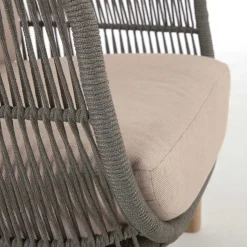 Geflecht Loungesessel in Dunkelgrün - Casimiro (2er Set)