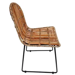 Geflechtstuhl aus Rattan - Larcella (2er Set)