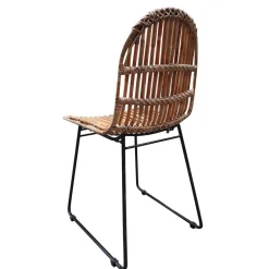 Geflechtstuhl aus Rattan - Larcella (2er Set)