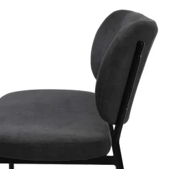 Gepolsterte Esstischbank in Dunkelgrau - Julisk