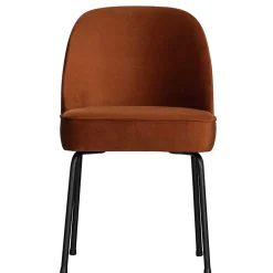 Gepolsterte Samtstühle in Rost Braun - Licasia (2er Set)