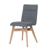 Gepolsterte Stühle in Grau & Natur - Tucina (2er Set)