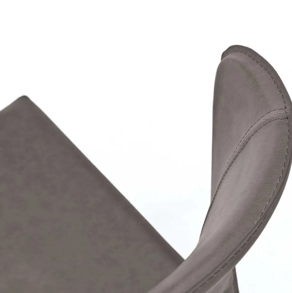 Gepolsterter Stuhl in Dunkelgrau - Baika (2er Set)