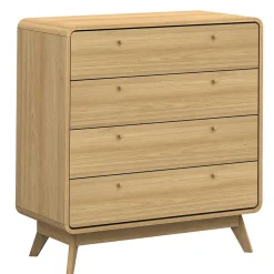 Gerundete Kommode mit vier Schubladen - Sophiea