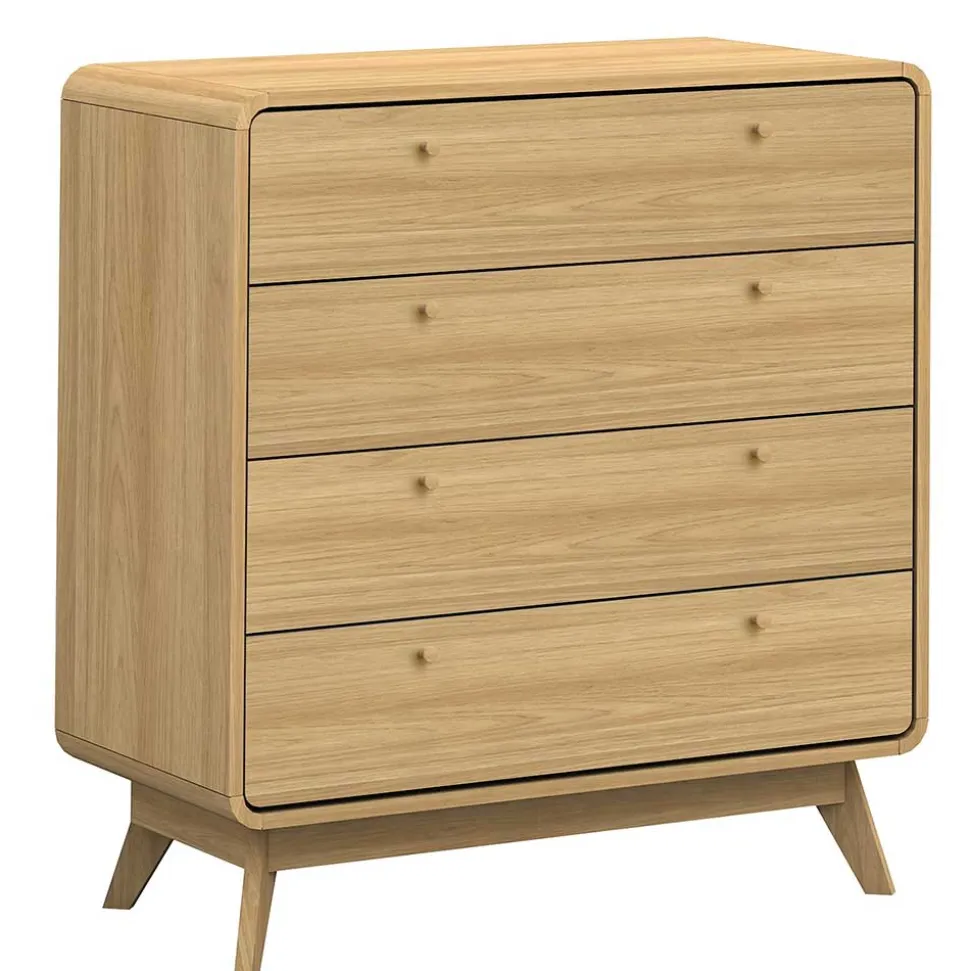 Gerundete Kommode mit vier Schubladen - Sophiea