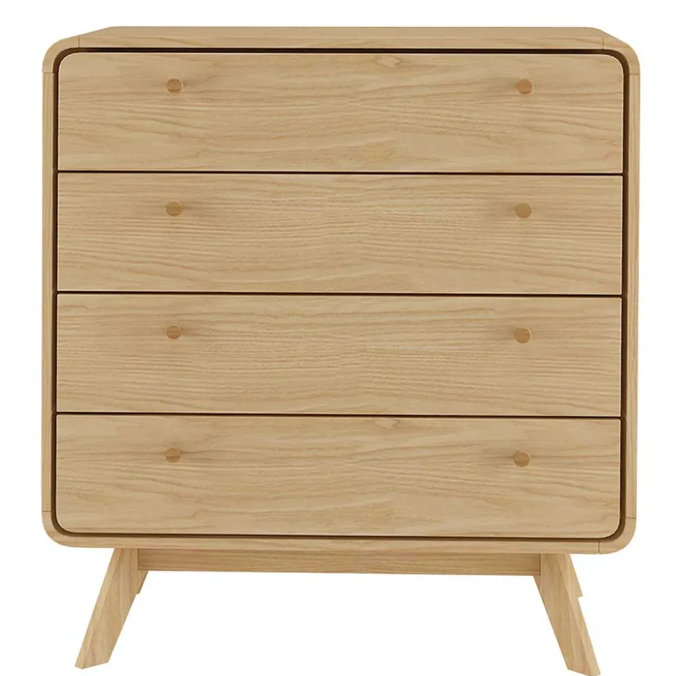 Gerundete Kommode mit vier Schubladen - Sophiea