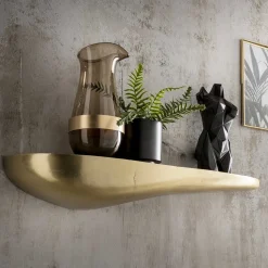 Geschwungenes Hängeregal aus Aluminium - Dymons