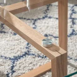 Glas Couchtisch in Rund 78x41x78 - Lavissa