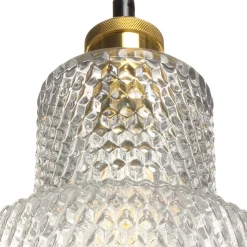 Glas Hängelampe in Durchsichtig - Giralna