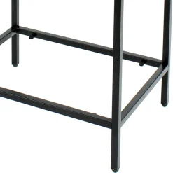 Glas Regal mit Metallrahmen - Elegatos