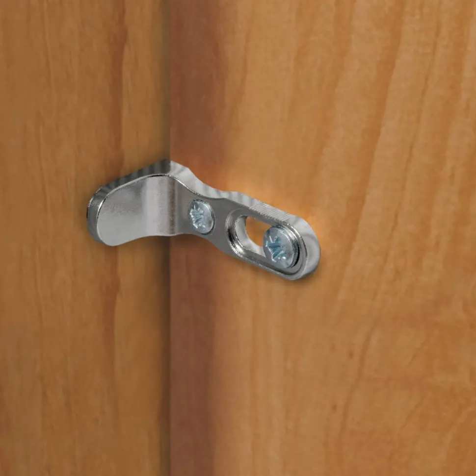 Glasfront-Schlafzimmerschrank in Dunkelbraun - Hung