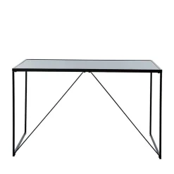 Glasschreibtisch aus Schwarzglas - Pathos