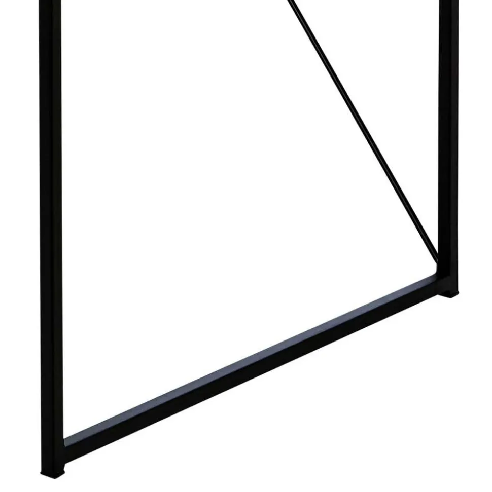 Glasschreibtisch aus Schwarzglas - Pathos