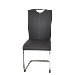 Glastisch & Freischwinger Stühle - Zaparony (fünfteilig)