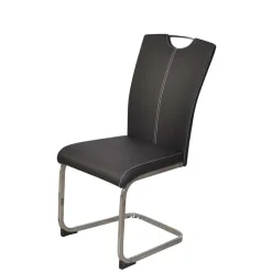 Glastisch & Freischwinger Stühle - Zaparony (fünfteilig)