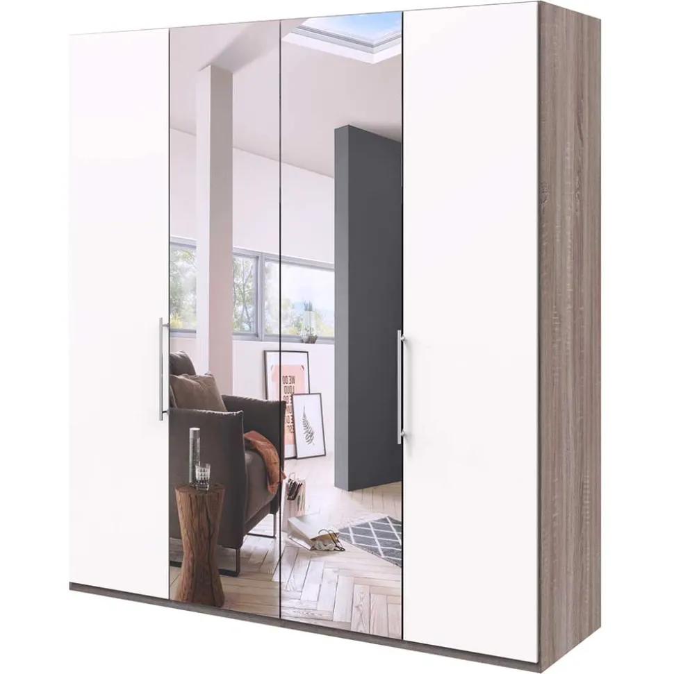 Gleittürenschrank mit Spiegel - Tivierto