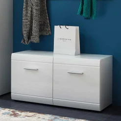 Günstige Flurmöbel in Weiß - Tiondon (fünfteilig)