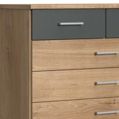 Günstige Kommode - groß 90x106x40 cm - Leviza