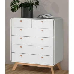 Günstige Kommode mit sechs Schubladen - Kolreva