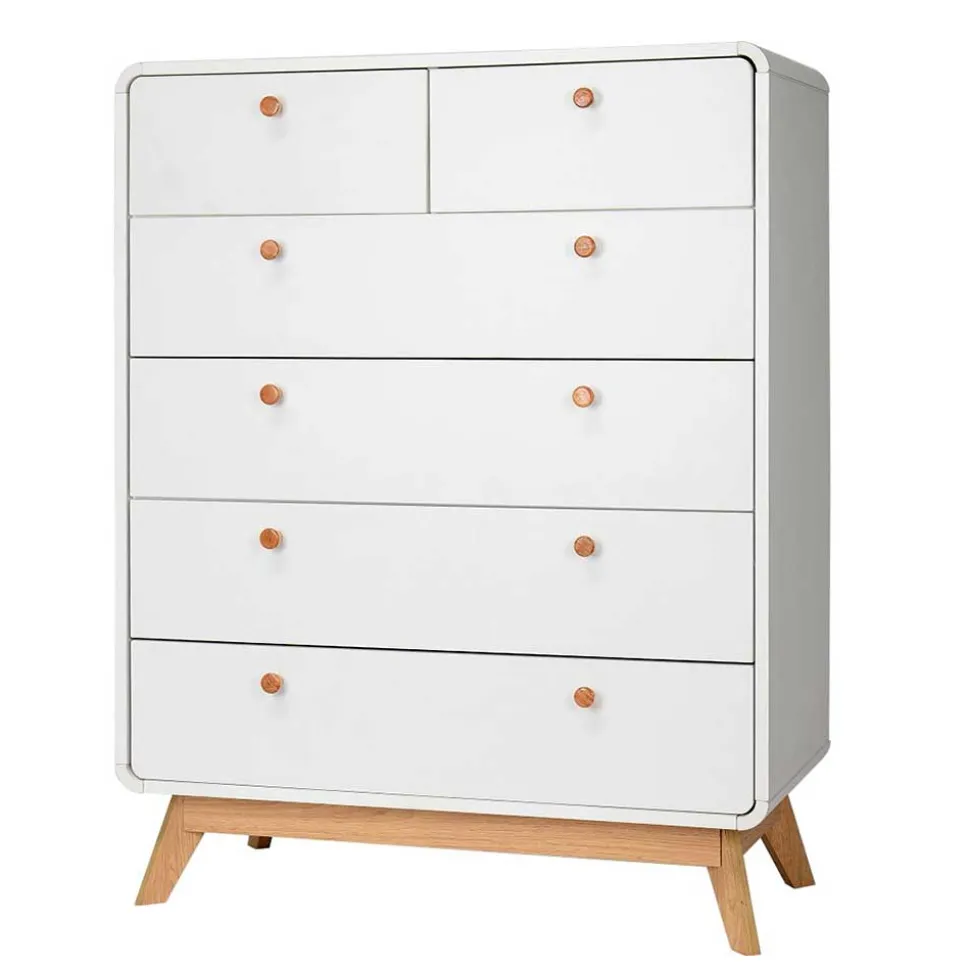 Günstige Kommode mit sechs Schubladen - Kolreva